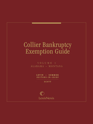 cover image of Collier Bankruptcy Exemption Guide